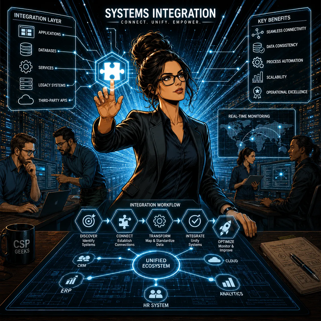 CSP Geeks superhero technology team